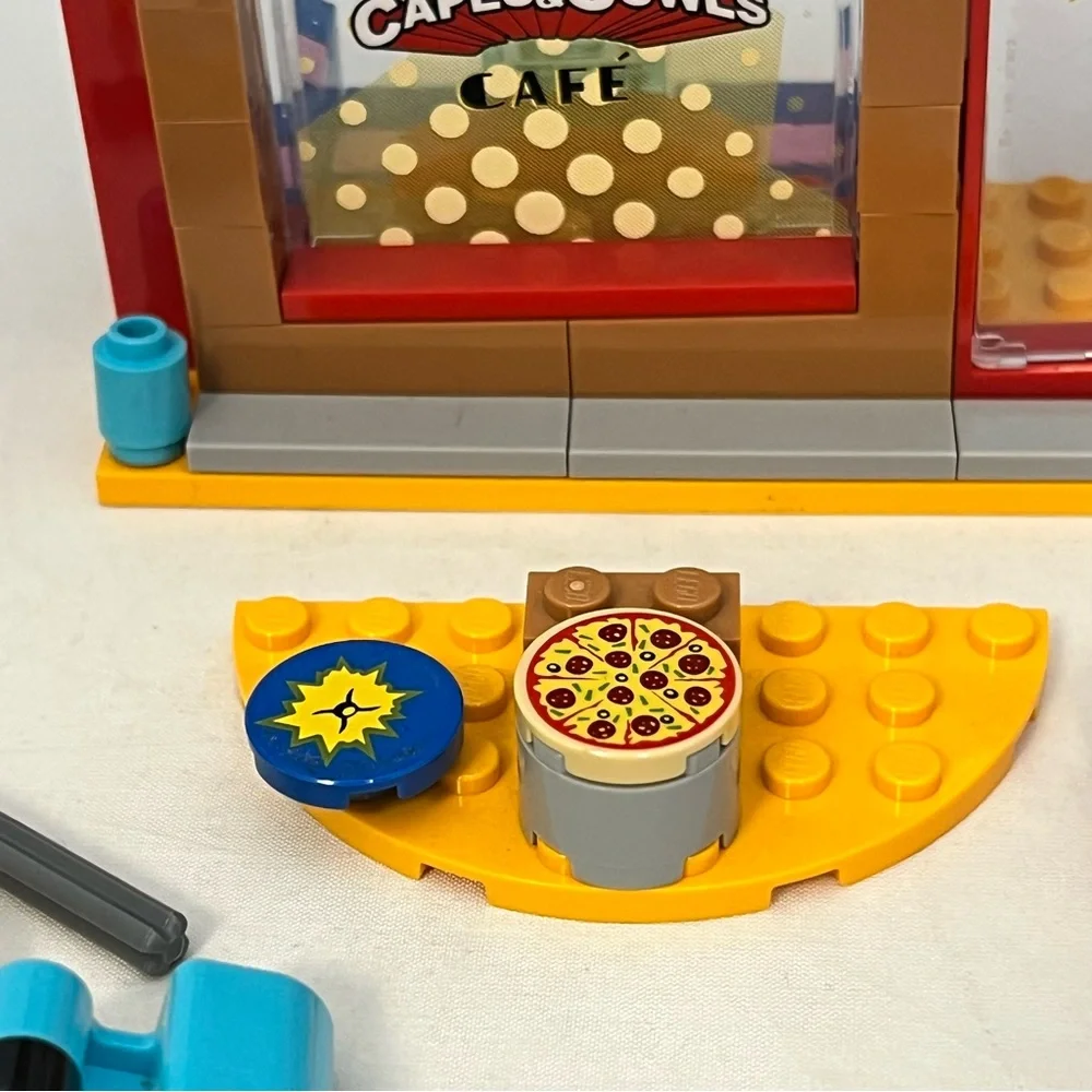 DC Lego 41231 Harley Quinn To The Rescue Cafe Partially Built Incomplete